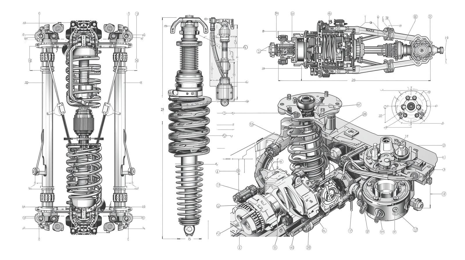 Why Lightweight Aluminum Car Components Are Transforming Vehicle Engineering 5 Aluminum suspension systems in cars enhancing ride comfort, handling, and lightweight automotive performance