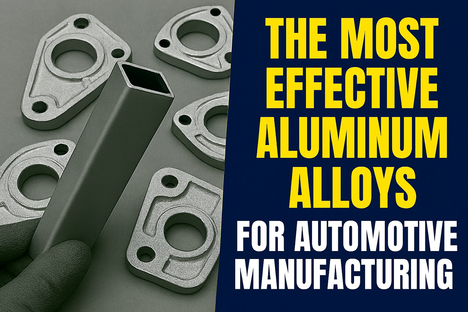 Most effective aluminum alloys for automotive manufacturing including 5xxx and 6xxx series for strength and efficiency