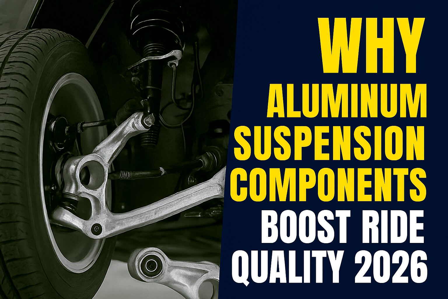 Why aluminum suspension components boost ride quality in 2026 with lightweight design, vibration control, and advanced durability