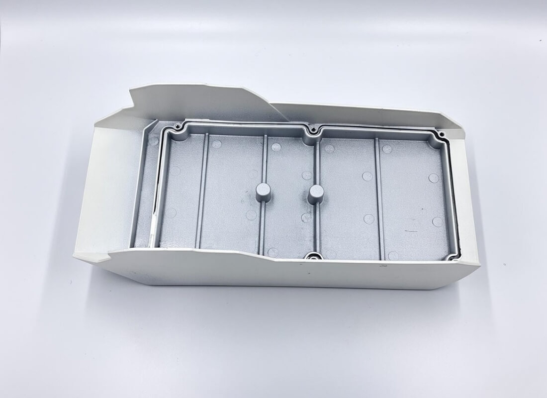 white color pwoder coated